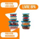Ver imagem 4 de Conjunto Kit de 10 Potes com Tampa para Marmita e Alimentos