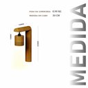Ver imagem 3 de Luminária Parede Arandela Argel Madeira Demolição Soquete E27 Bivolt
