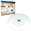 Ver imagem 2 de Centro de Mesa Giratório De Vidro Transparente 60cm