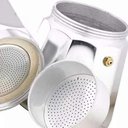 Ver imagem 5 de Cafeteira Italiana Aluminio para 6 Xícaras Cafés 300 Ml