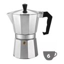Ver imagem 1 de Cafeteira Italiana Aluminio para 6 Xícaras Cafés 300 Ml