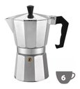 Ver imagem 1 de Cafeteira Italiana Aluminio para 6 Xícaras Cafés 300 Ml