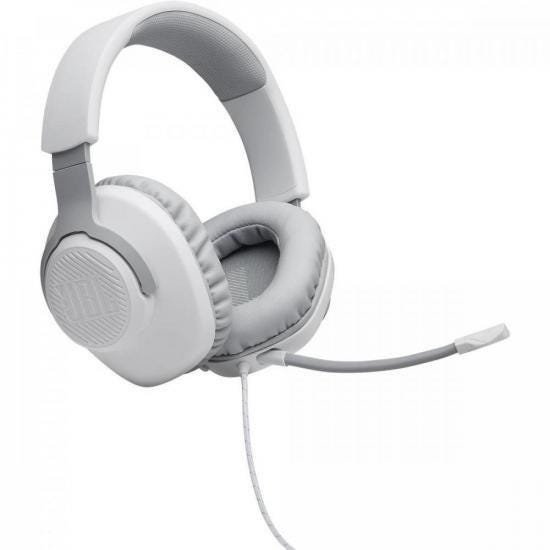 Headset Gamer Quantum 100 Branco Jbl MadeiraMadeira
