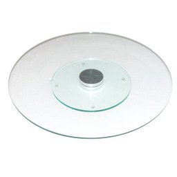 Centro De Mesa Giratório De Vidro 100cm - 5