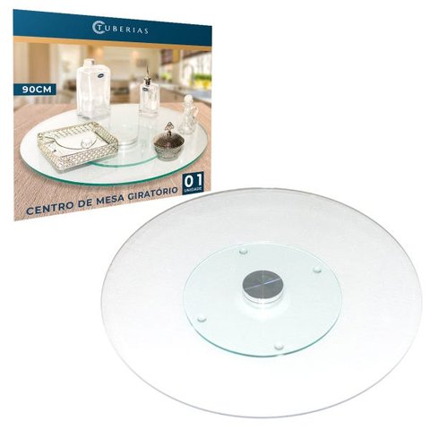 Prato Giratório de Vidro Temperado 90cm