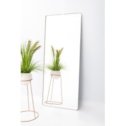 Espelho Grande Retangular Corpo Inteiro com Moldura em Metal 150 X 60 Cm - 1