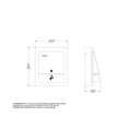 Ver imagem 2 de Acabamento para Válvula de Descarga Square Salvágua Cromado - Docol