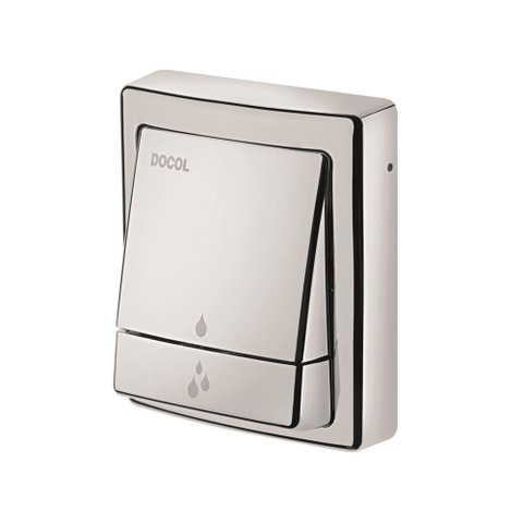 Acabamento para Válvula de Descarga Square Salvágua Cromado - Docol