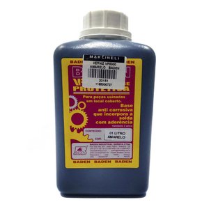 Verniz Base Protetiva Interno para Peças Usinadas Amarelo 1l - Baden Vp5000