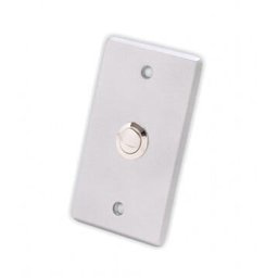 Botão De Saída Inox Com Moldura Prata Ac 6091 Automatiza - 1