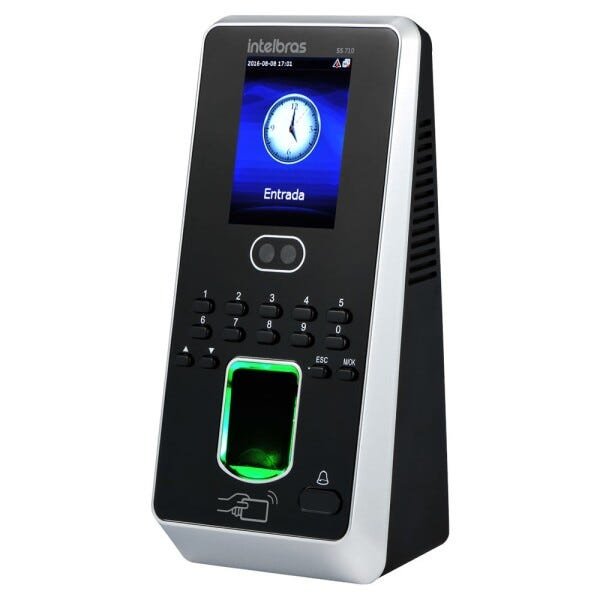 Controlador de Acesso Facial Biometrico Senha Cartão Ss 710 Intelbras - 8