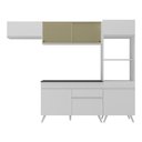 Ver imagem 7 de Armário de Cozinha Compacta 252cm Veneza Multimóveis V3691 Branco