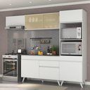 Ver imagem 3 de Armário de Cozinha Compacta 252cm Veneza Multimóveis V3691 Branco