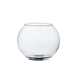 Vaso Floreira Decorativo de Vidro Transparente P/Terrario
