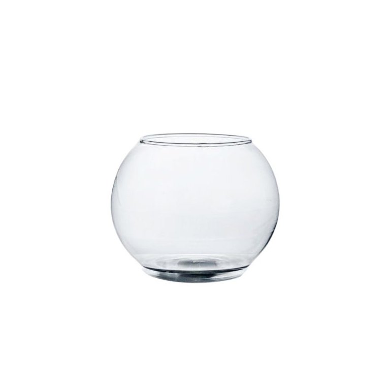Vaso Floreira Decorativo de Vidro Transparente P/Terrario