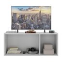 Ver imagem 4 de Rack Tv até 32 Polegadas 3 Portas Suspenso com Espelhos Multimóveis Mp1077 Branco