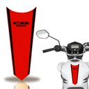 Ver imagem 1 de Adesivo Faixa Gravata Tanque Moto Cg 160 125 Titan Fan Teu Adesivo 125 Vermelho Preta