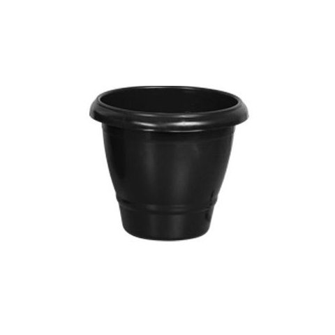 VASO REDONDO MEDIO PRETO - 14,5 L