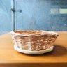 Bandeja Redonda Cipó 13x4 Mini Cesta para Café Da Manhã Pão - 2