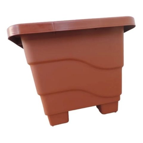 VASO 10 LTS QUADRADO MARROM