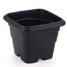 VASO 3 LTS QUADRADO PRETO - 1