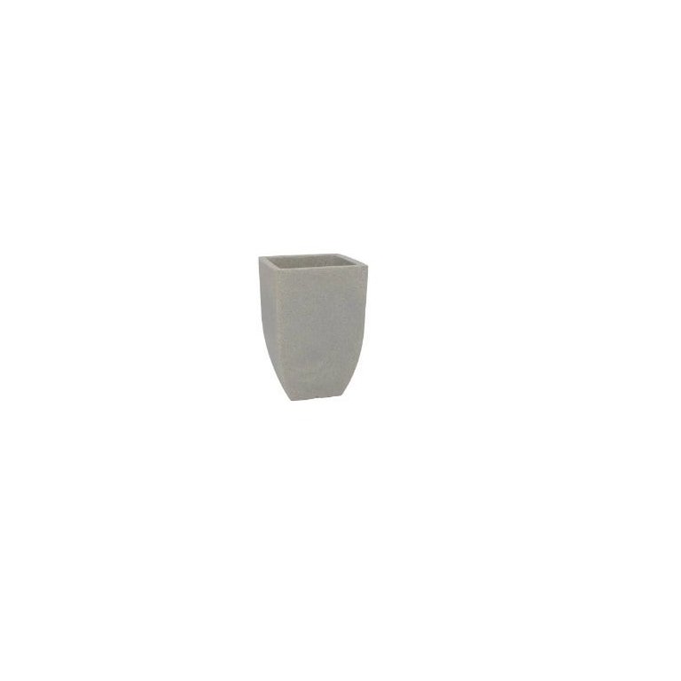 VASO MALTA TRAPEZIO 30 X 45 CM GRANITO AREIA