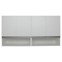 Ver imagem 5 de Armário Aéreo Multiuso 120cm 100%mdf Cozinha/área de Serviço Cor:branco