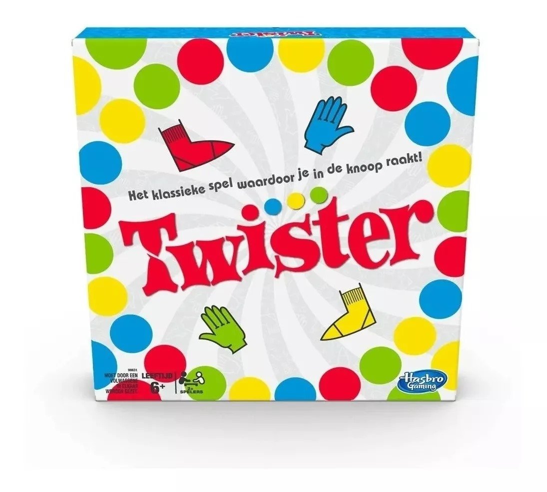 Jogo Twister Refresh com Tapete Clássico 98831 Hasbro - 2