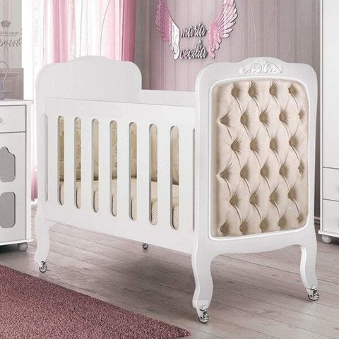 Berço Mini Cama com Captone Provence Imperial Planet Baby