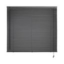 Ver imagem 1 de Persiana Horizontal Preta 140x130 Cm - Atlas