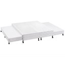 Ver imagem 1 de Cama Box c/2 Auxiliares Queen Poli White Castor 158x198x27