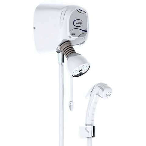 Ducha Cardal Florenza com Haste Branco 7800w 220v - Aq042