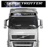 Faixa Globetrotter Volvo Fh Nh Fm Adesivo Teto Preto e Prata Cor Preto - 1