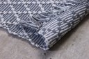 Ver imagem 3 de Tapete Indiano Kilim - Adalli - 1,00M x 1,50M - 100% Algodão - Cinza - Niazitex