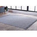 Ver imagem 1 de Tapete Indiano Kilim - Adalli - 1,00M x 1,50M - 100% Algodão - Cinza - Niazitex