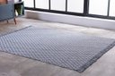 Ver imagem 1 de Tapete Indiano Kilim - Adalli - 1,00M x 1,50M - 100% Algodão - Cinza - Niazitex