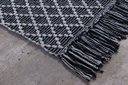 Ver imagem 2 de Tapete Indiano Kilim - Adalli - 1,50M x 2,00M - 100% Algodão - Preto - Niazitex
