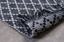 Ver imagem 3 de Tapete Indiano Kilim - Adalli - 1,50M x 2,00M - 100% Algodão - Preto - Niazitex