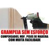 Jogo Grampeador Pneumático Pressão + Grampo Sargento - 9