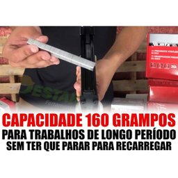 Jogo Grampeador Pneumático Pressão + Grampo Sargento - 7