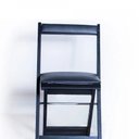 Ver imagem 4 de Mesa Dobrável com 6 Cadeiras Estofadas 120x70 Preto
