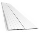 Ver imagem 1 de Forro Pvc Double Frisado Versati 7x20mm Branco 4 Metros - 27.1.4 - Plasbil