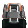Bolsa Transporte Pet Luxo Cães E Gatos Avião Preto - 7