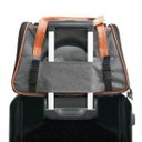 Ver imagem 7 de Bolsa Transporte Pet Luxo Cães E Gatos Avião Preto