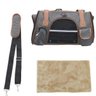 Bolsa Transporte Pet Luxo Cães E Gatos Avião Preto - 3