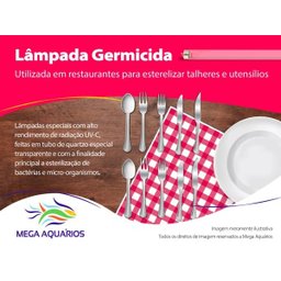 Lâmpada Fluorescen 15w T8 Uv-c Filtro Germicida 45cm Aquário - 9