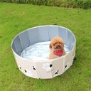 Ver imagem 4 de Piscina para Cachorro Pets Dobrável Patinhas Vg+