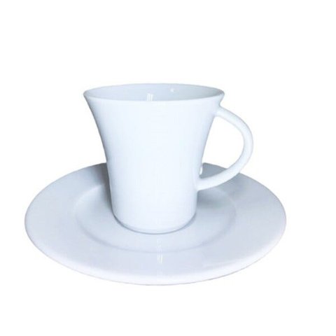 Jogo 4 xícaras de chá com Pires Elite 180ml - Gural Porselen