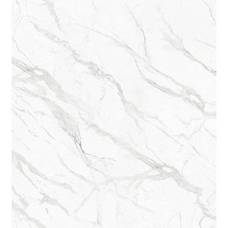 Painel Placa Para Parede E Piso Chão Autocolante Laminado Marmore Branco Rajado 25x25cm - 1