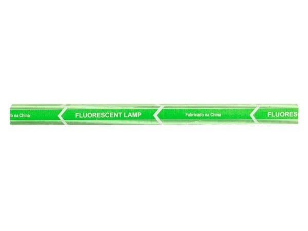 6 Lâmpada Kit Fluores Tubular 15w 45cm Actínica Uva T8 Azul - 6